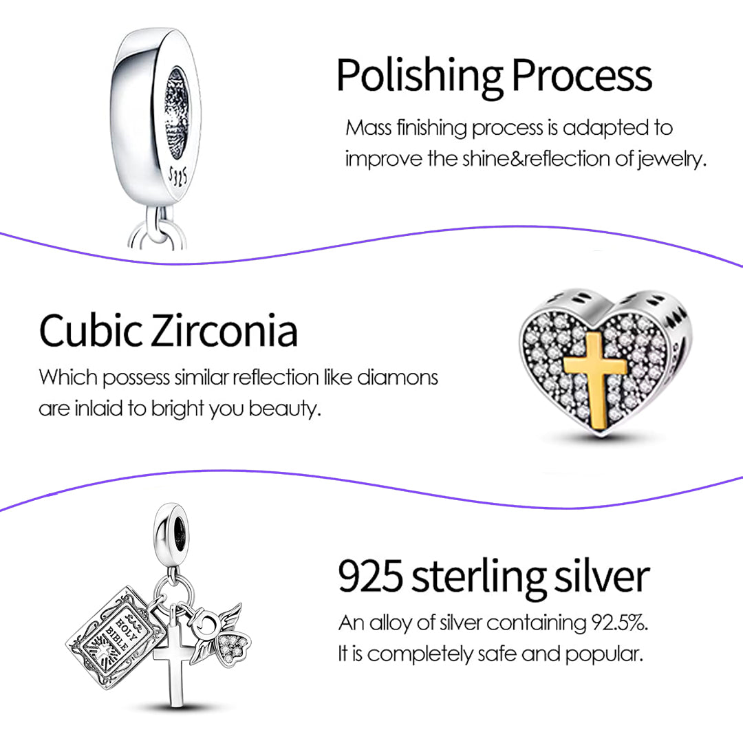 Faith charm bracelet