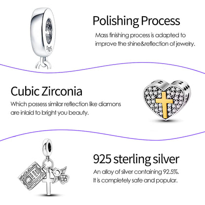 Faith charm bracelet